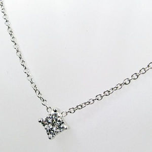 Diamond Invisible Pendant .32TDW 14KT White Gold